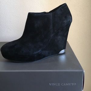 Vince Camuto Short Black Booties